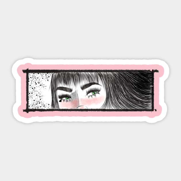 Anime Giiiiiirl Sticker by Ineffableant